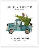 Christmas Tree Farm Art Print