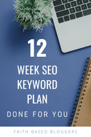 12 Week SEO Customized Keyword Plan