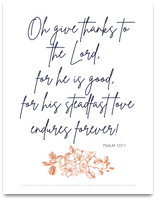 Thanksgiving Scripture Writing Notebook | 38 Pages