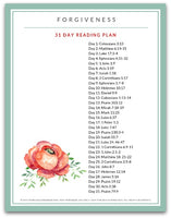 Forgiveness | 31 Day Scripture Reading Plan