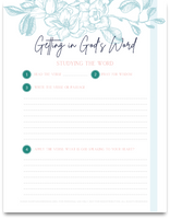 Study the Word | Bible Study Worksheets