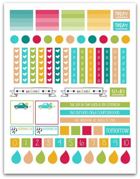 Purpose 31 Planner Stickers | Printable Planner Stickers