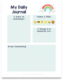 Daily Gratitude Journal | 3 Pages | for Kids