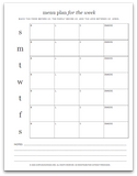 The Simplified Mary Planner | Black & White | 182 Pages | PDF