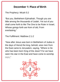Prophecy Advent Scripture Cards | 25 Day Advent Calendar