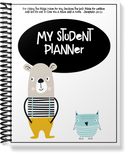 Student School Planner | Homeschool Student Planner | 6 pages