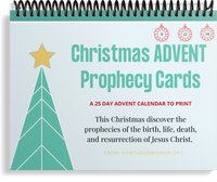 Prophecy Advent Scripture Cards | 25 Day Advent Calendar