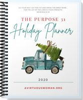 The 2021 Purpose 31 Holiday Planner | 120 Pages | 8.5 x 11 size