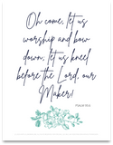 Adoration Scripture Writing Notebook | 38 Pages