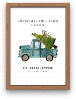 Christmas Tree Farm Art Print